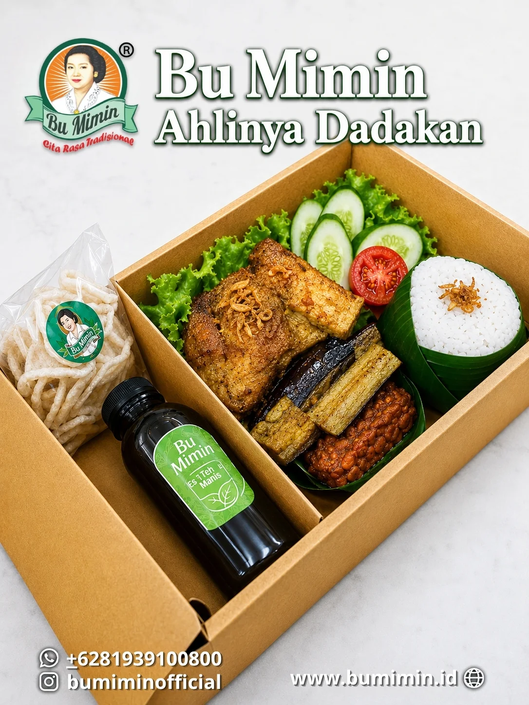 Paket Nasi Penyetan - Sambal Cobek