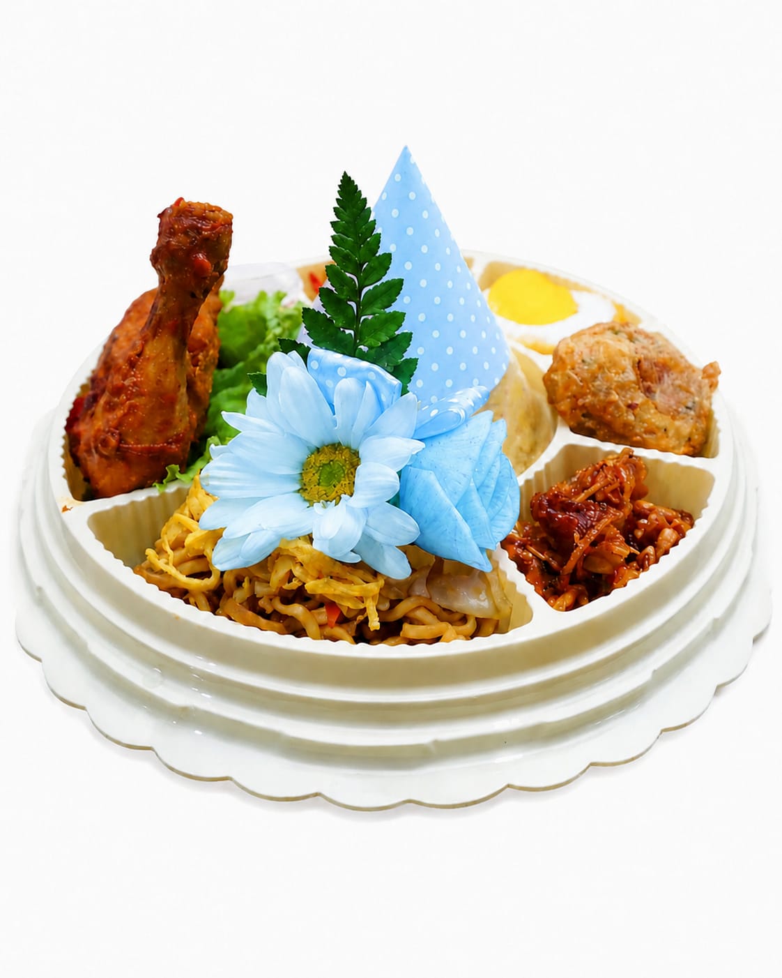 Tumpeng Mini Biru