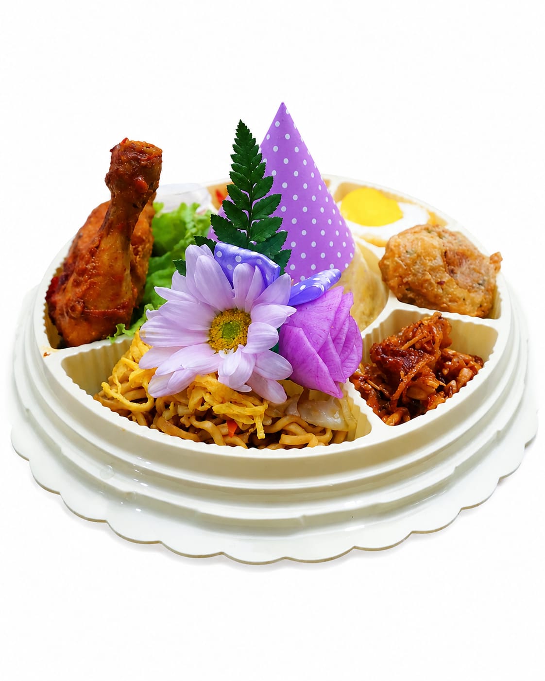 Tumpeng Mini Ungu