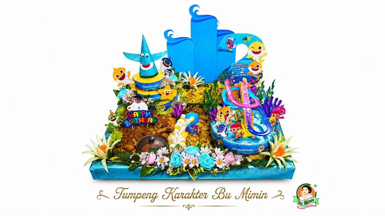 Tumpeng Karakter Baby Shark