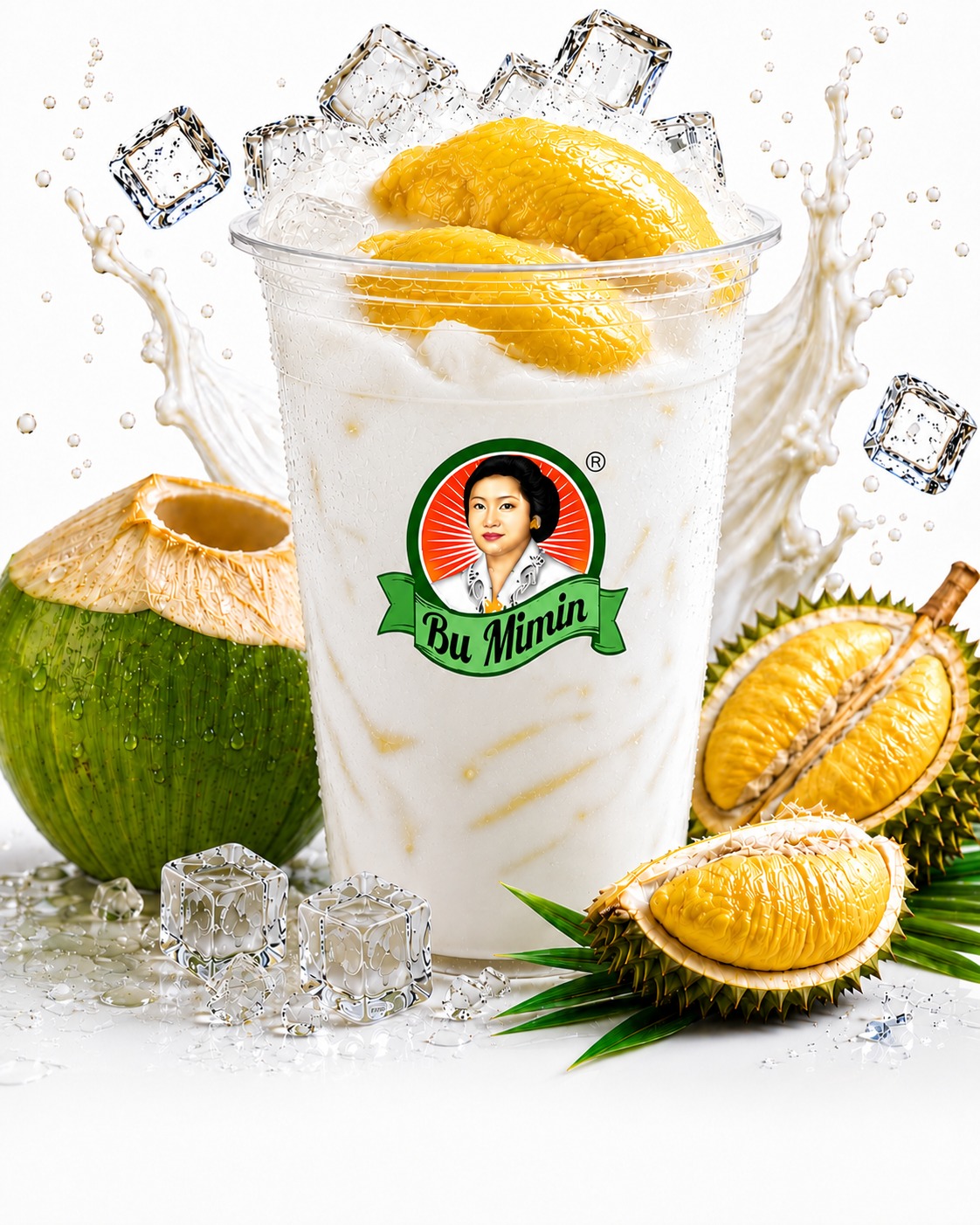Es Degan Duren Montong - 500 ml - Gelas M-DD-500-G