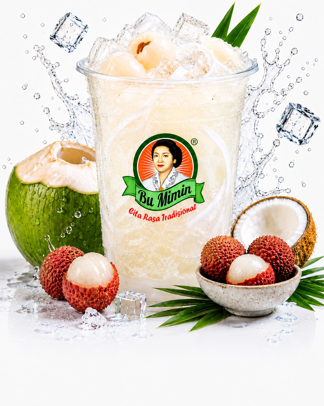 Es Degan Lechy 400 ml - Gelas M-DL-400-G