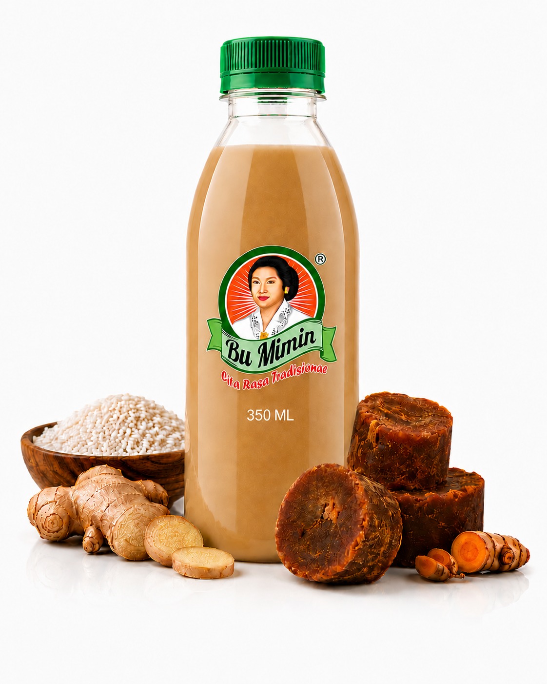 Beras Kencur 350 ml - Botol M-BK-350-B