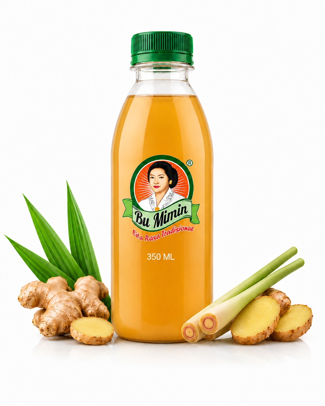 Wedang Jahe Pandan Sereh 350 ml - Botol M-JP-350-B